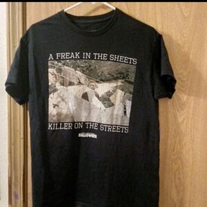 Michael Myers Mens Medium Graphic Tee Halloween Casual Unisex Shirt